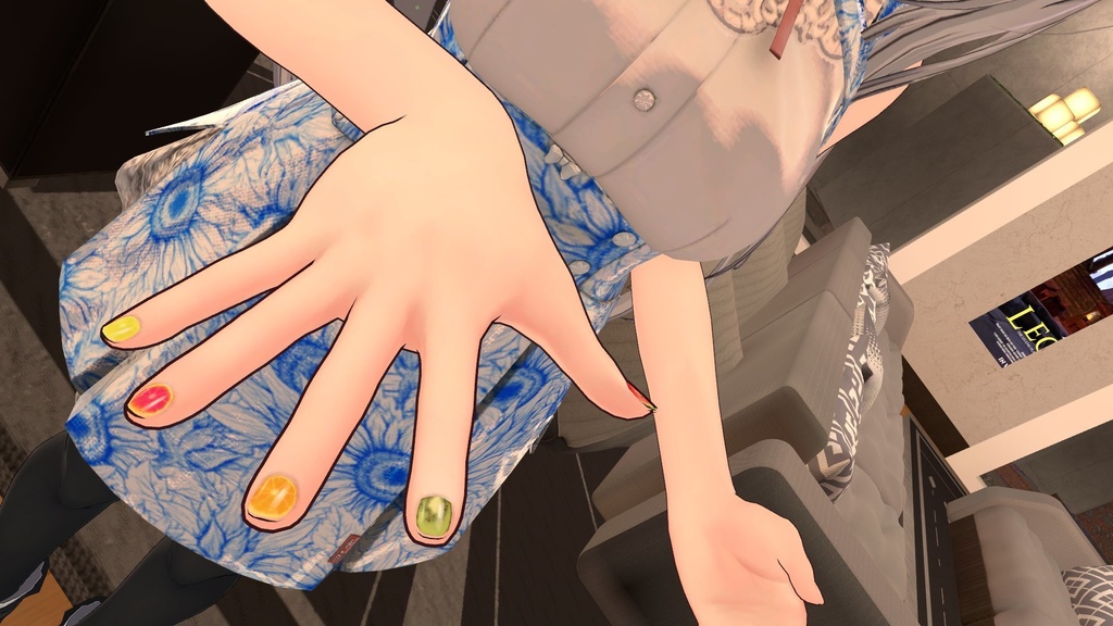 【桔梗(kikyo)専用】ネイルテクスチャ/Nail texture