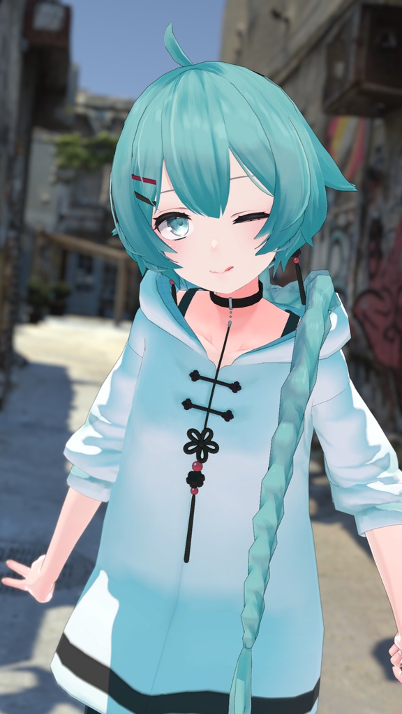 【薄荷(Hakka)専用】肌・眼テクスチャ素材/Hakka Skin/Eye texture