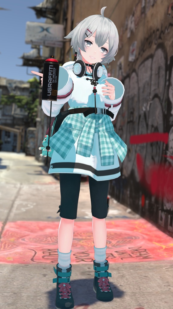 【薄荷(Hakka)専用】肌・眼テクスチャ素材/Hakka Skin/Eye texture