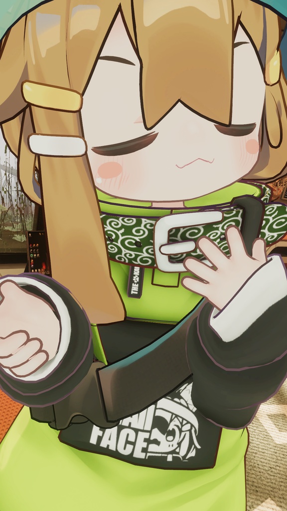 【まめひなた(Mamehinata)】肌・眼テクスチャ素材/Mamehinata Skin/Eye texture