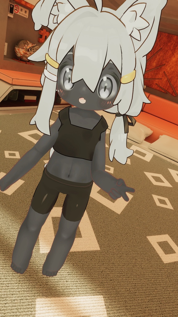 【まめひなた(Mamehinata)】肌・眼テクスチャ素材/Mamehinata Skin/Eye texture