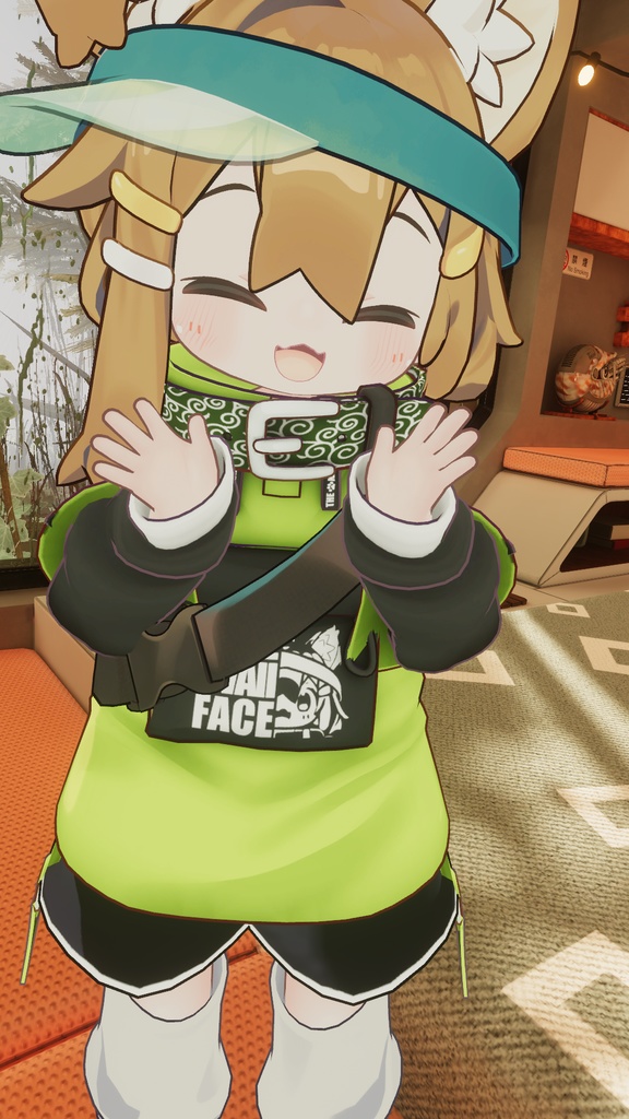 【まめひなた(Mamehinata)】肌・眼テクスチャ素材/Mamehinata Skin/Eye texture