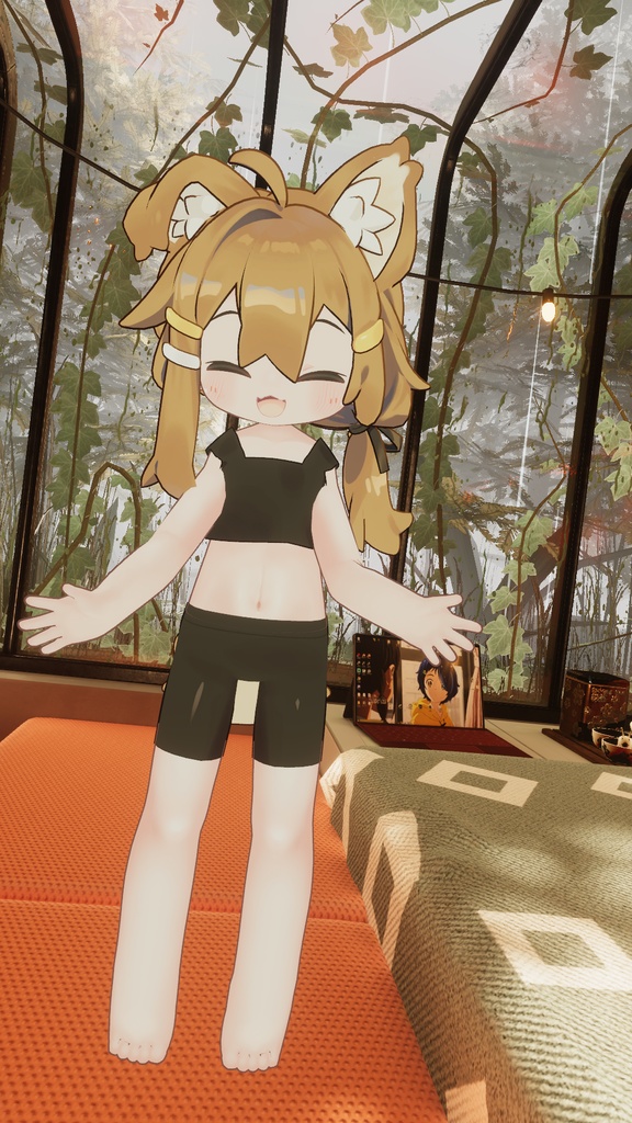 【まめひなた(Mamehinata)】肌・眼テクスチャ素材/Mamehinata Skin/Eye texture