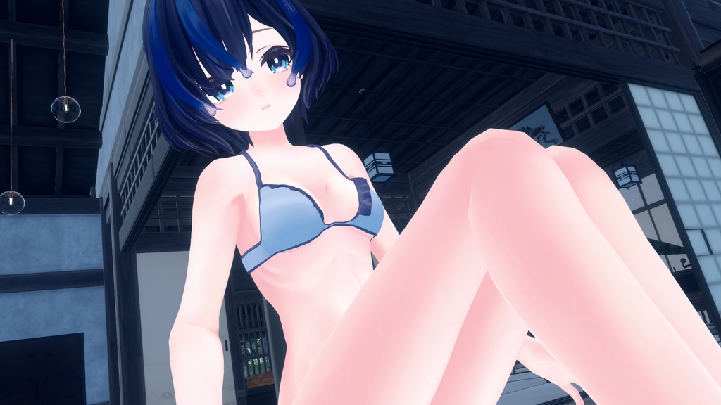 【びしょぬれのしずくさん(Shizuku)】肌・眼テクスチャ素材/Shizuku Skin/Eye texture