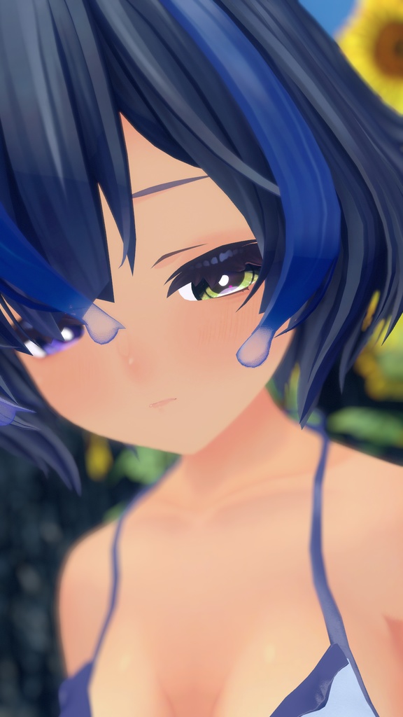 【びしょぬれのしずくさん(Shizuku)】肌・眼テクスチャ素材/Shizuku Skin/Eye texture