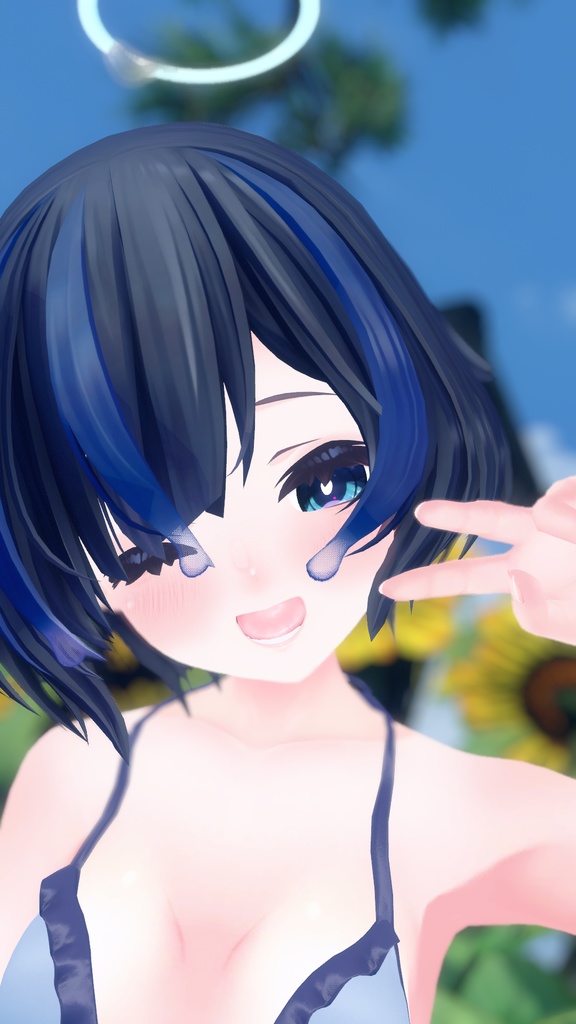 【びしょぬれのしずくさん(Shizuku)】肌・眼テクスチャ素材/Shizuku Skin/Eye texture