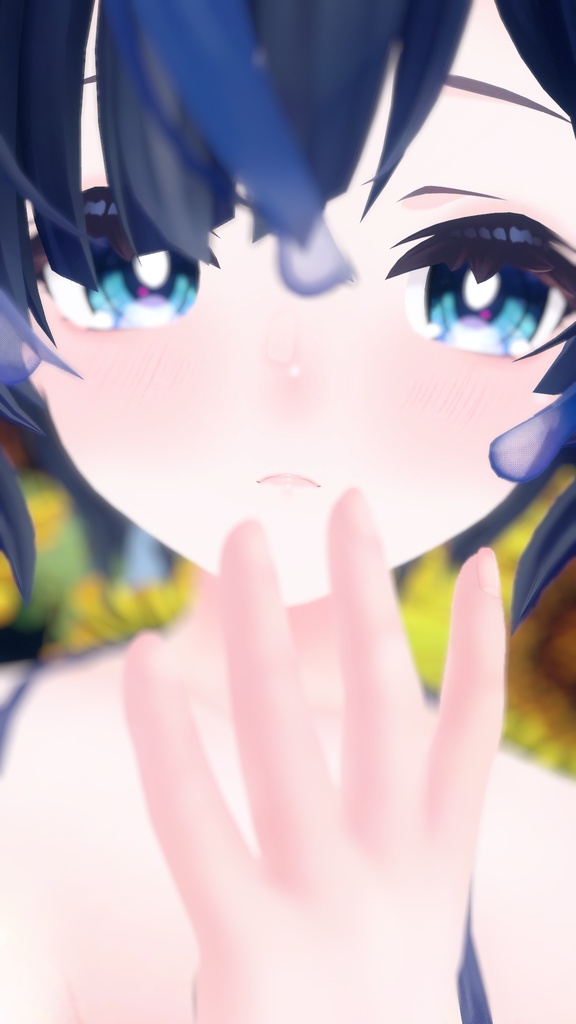 【びしょぬれのしずくさん(Shizuku)】肌・眼テクスチャ素材/Shizuku Skin/Eye texture