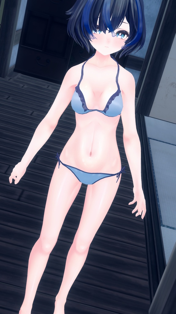 【びしょぬれのしずくさん(Shizuku)】肌・眼テクスチャ素材/Shizuku Skin/Eye texture