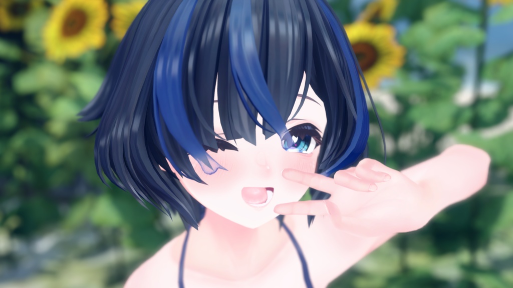 【びしょぬれのしずくさん(Shizuku)】肌・眼テクスチャ素材/Shizuku Skin/Eye texture
