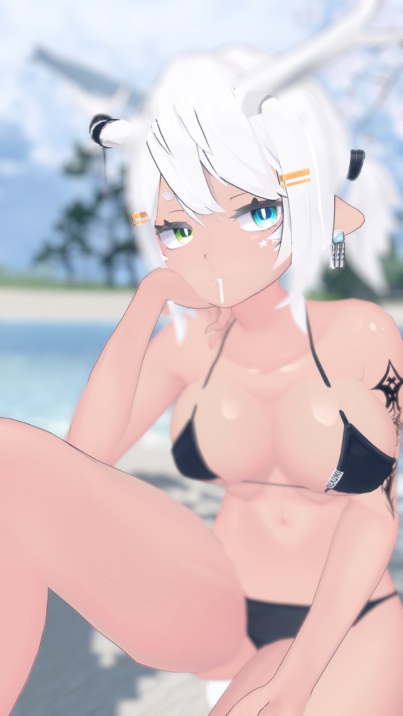 【龍のヨルちゃん(Yollchang)】肌・眼テクスチャ素材/Yollchang Skin/Eye texture