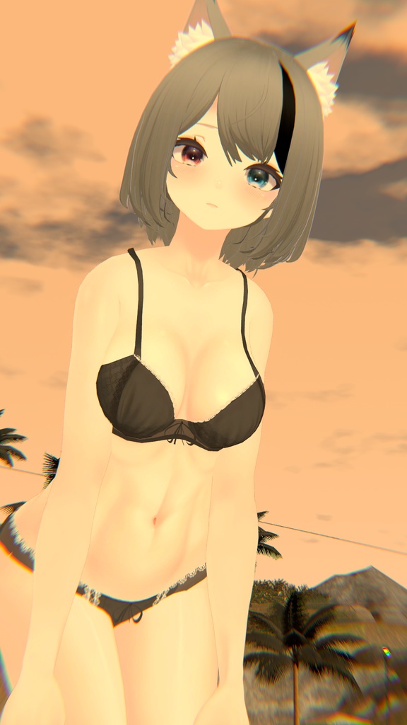 【狐雨(Kosame)】肌・眼テクスチャ素材/Kosame Skin/Eye texture