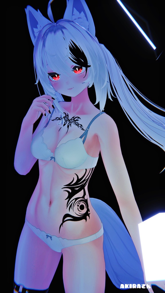 【ライム】肌・眼テクスチャ素材/Lime Skin/Eye texture