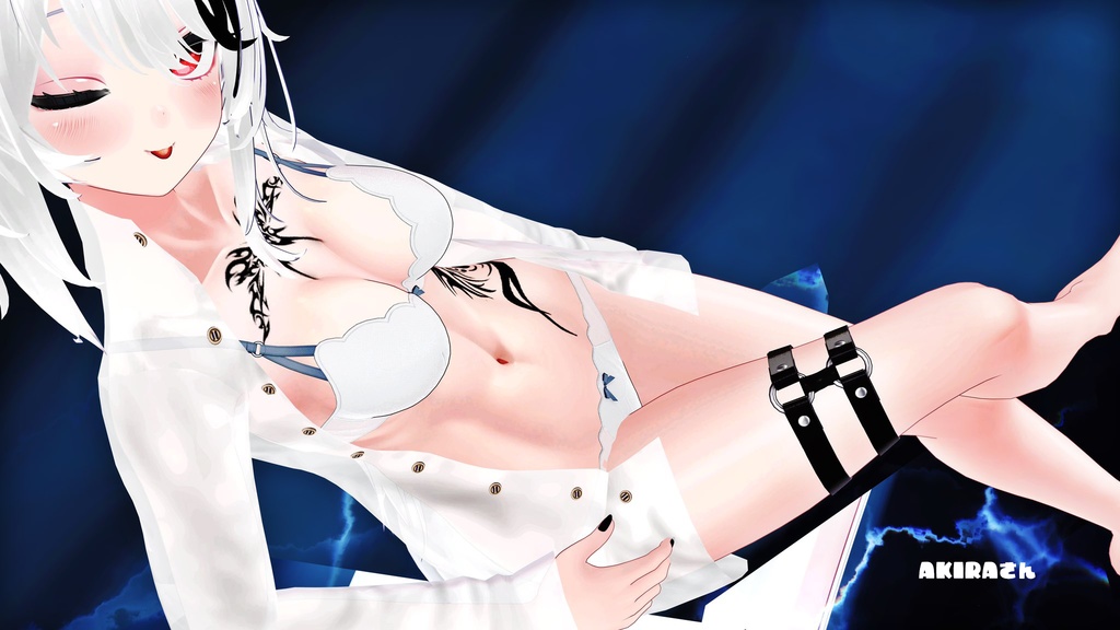 【ライム】肌・眼テクスチャ素材/Lime Skin/Eye texture