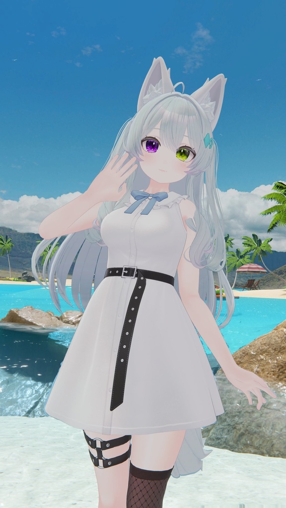 【ライム】肌・眼テクスチャ素材/Lime Skin/Eye texture