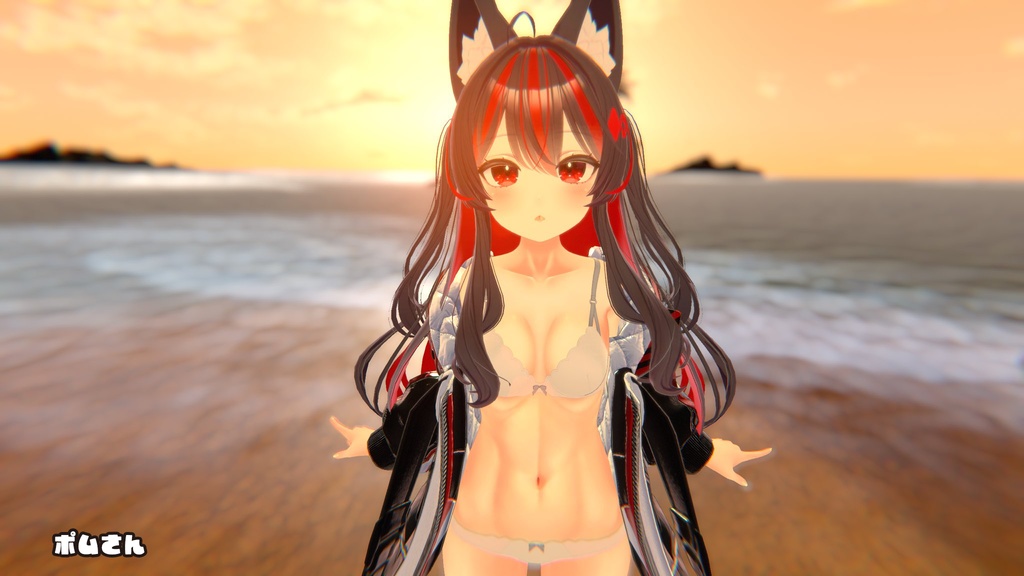 【ライム】肌・眼テクスチャ素材/Lime Skin/Eye texture