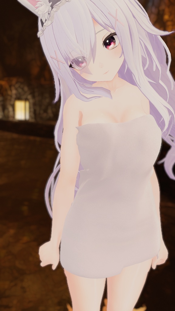 【INABA/狐雨/Lilithちゃん専用】バスタオル/bath towel_for_INABA/Kosame/Lilith