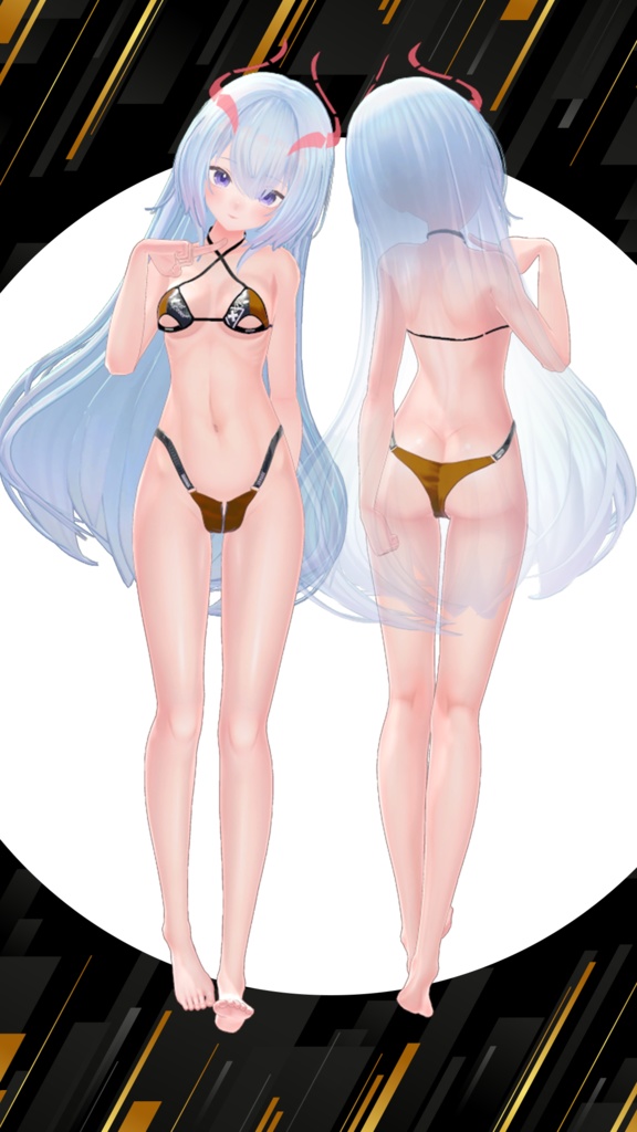 【きゃろんちゃん】肌・眼テクスチャ素材/Kyalóng Skin/Eye texture