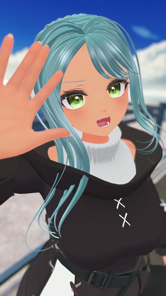 【珀杏】肌・眼テクスチャ素材/Hakua Skin/Eye texture