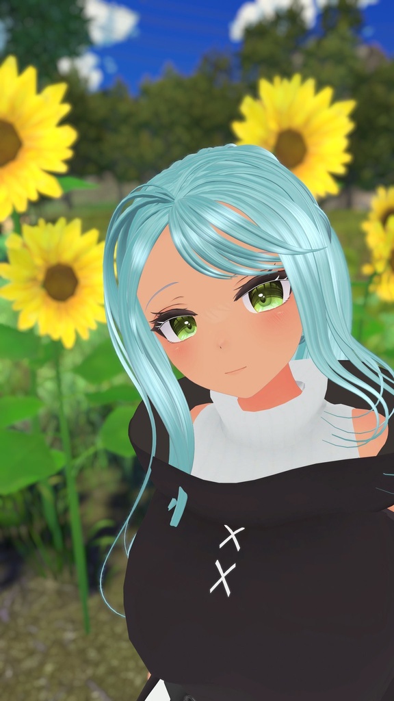 【珀杏】肌・眼テクスチャ素材/Hakua Skin/Eye texture