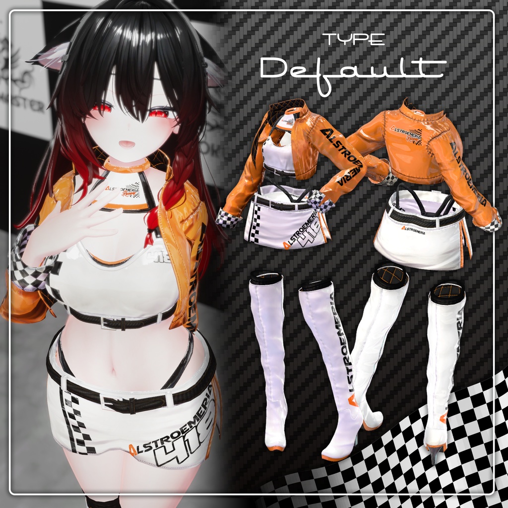 【35アバター対応】RaceQueen-Alstroemeria- #RQ_Alstroemeria