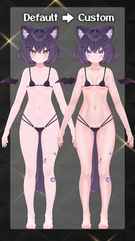 🎄Christmas SALE 🎁 1/4 まで! 50%OFF【ショコラ】肌・眼テクスチャ素材/ Chocolat Skin/Eye texture #例のテクスチャ