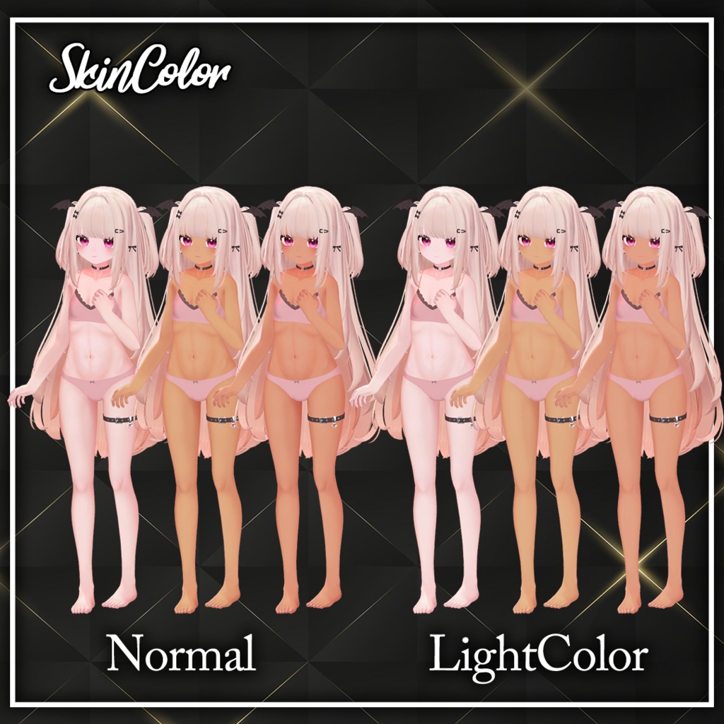 【りりか】肌・眼テクスチャ素材/ ririka Skin/Eye texture #例のテクスチャ