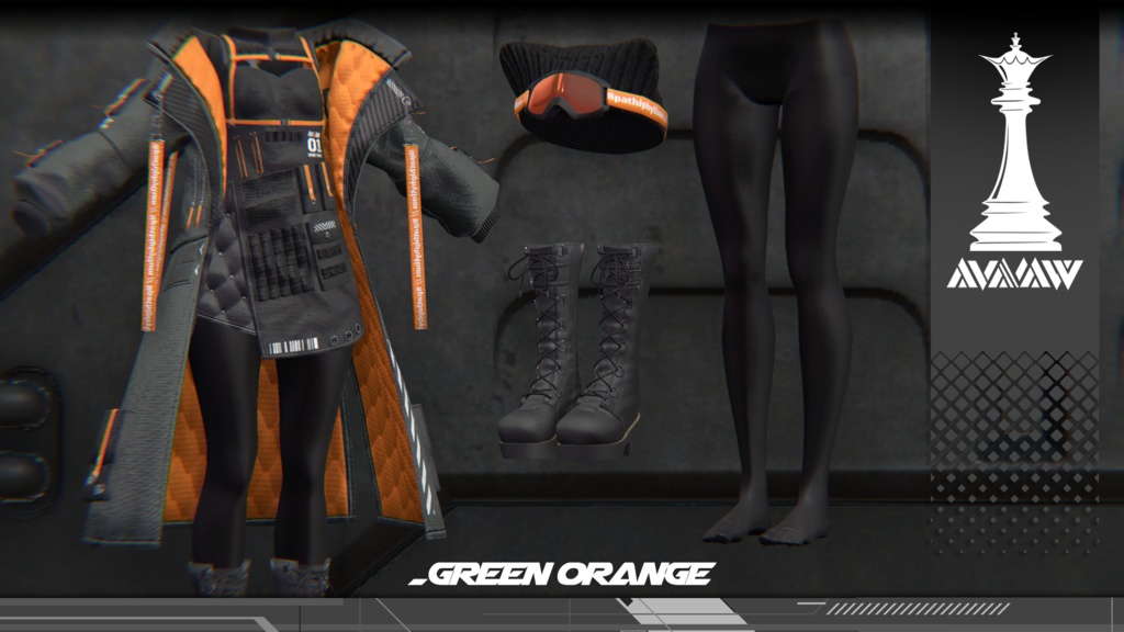 【10アバター対応】TechWear-Spathiphyllum- スパティフィラム #TW_Spathiphyllum