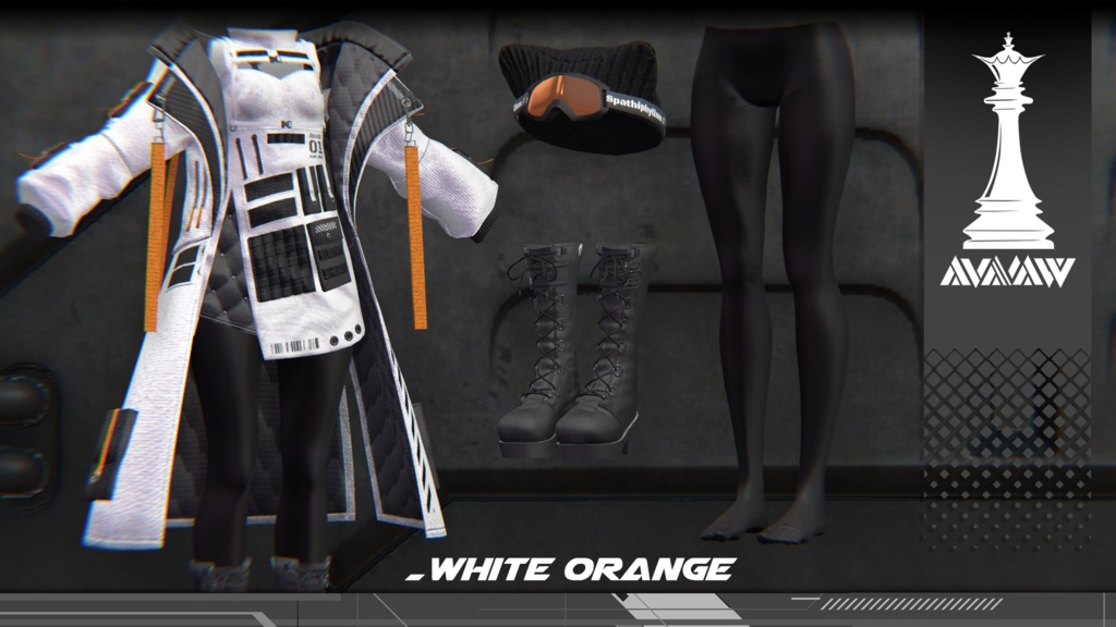 【10アバター対応】TechWear-Spathiphyllum- スパティフィラム #TW_Spathiphyllum