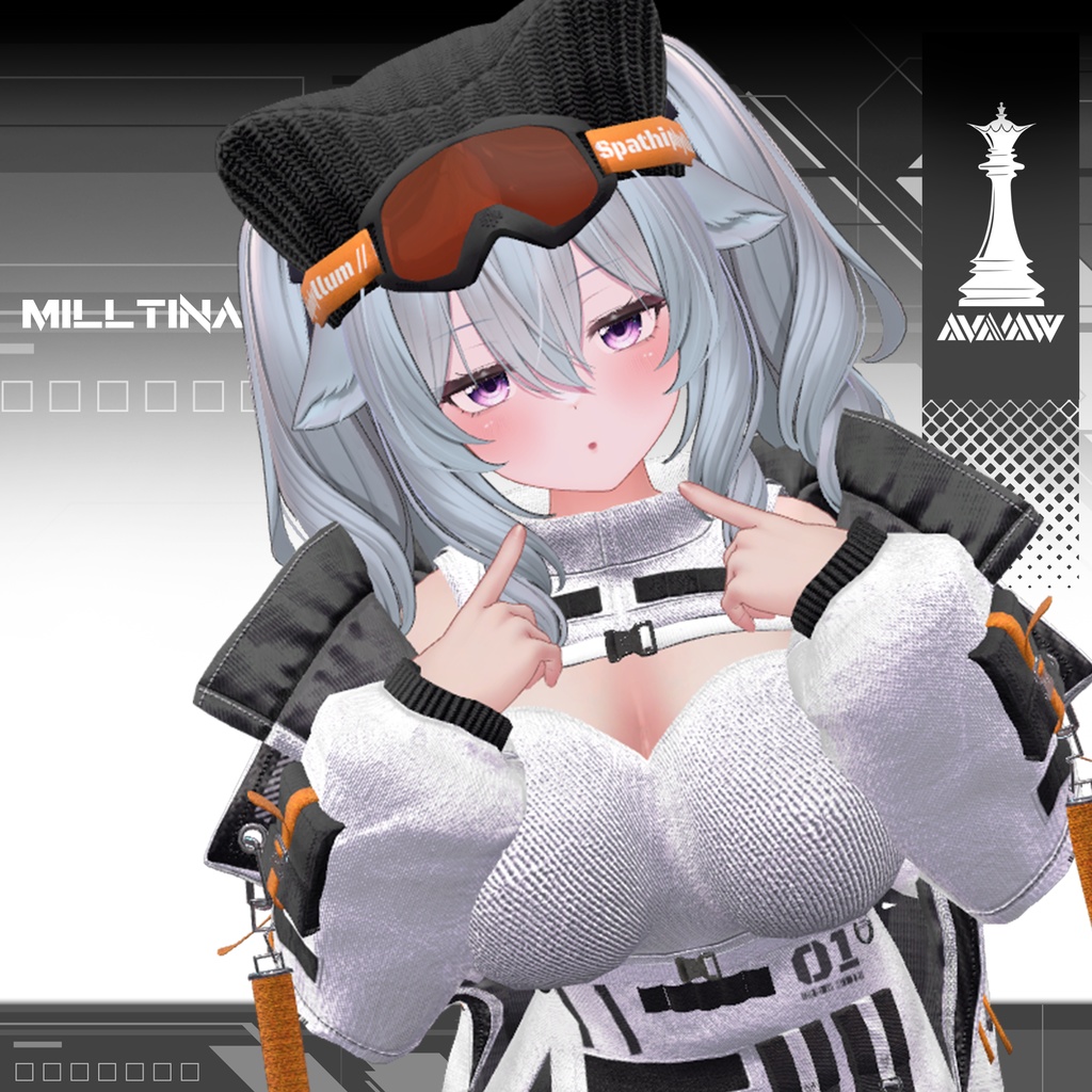 【10アバター対応】TechWear-Spathiphyllum- スパティフィラム #TW_Spathiphyllum