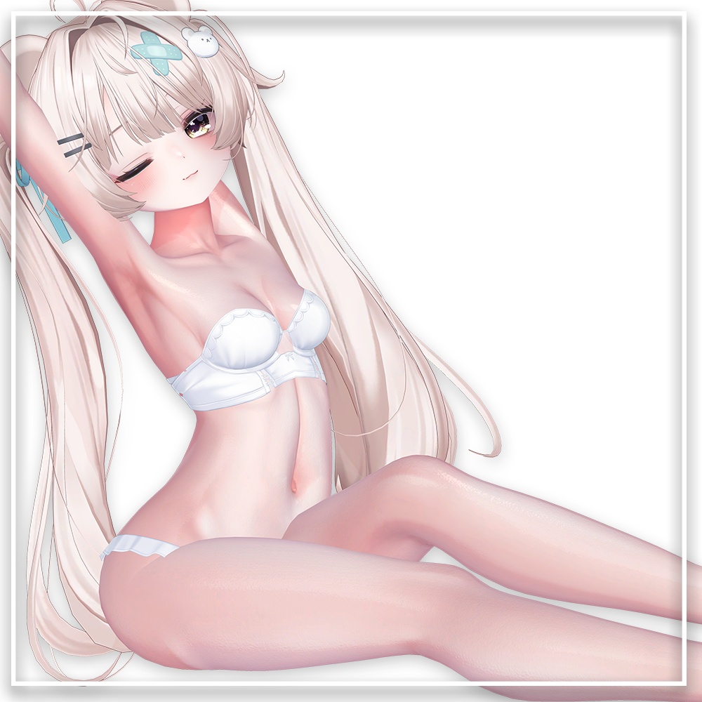 【ミルフィ&エク】肌・眼テクスチャ素材/ Milfy&Eku Skin/Eye texture #例のテクスチャ