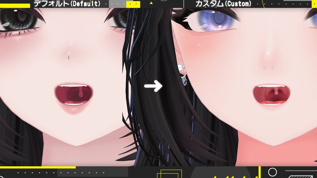 【しゅあん】肌・眼テクスチャ素材/ Shuan Skin/Eye texture #例のテクスチャ