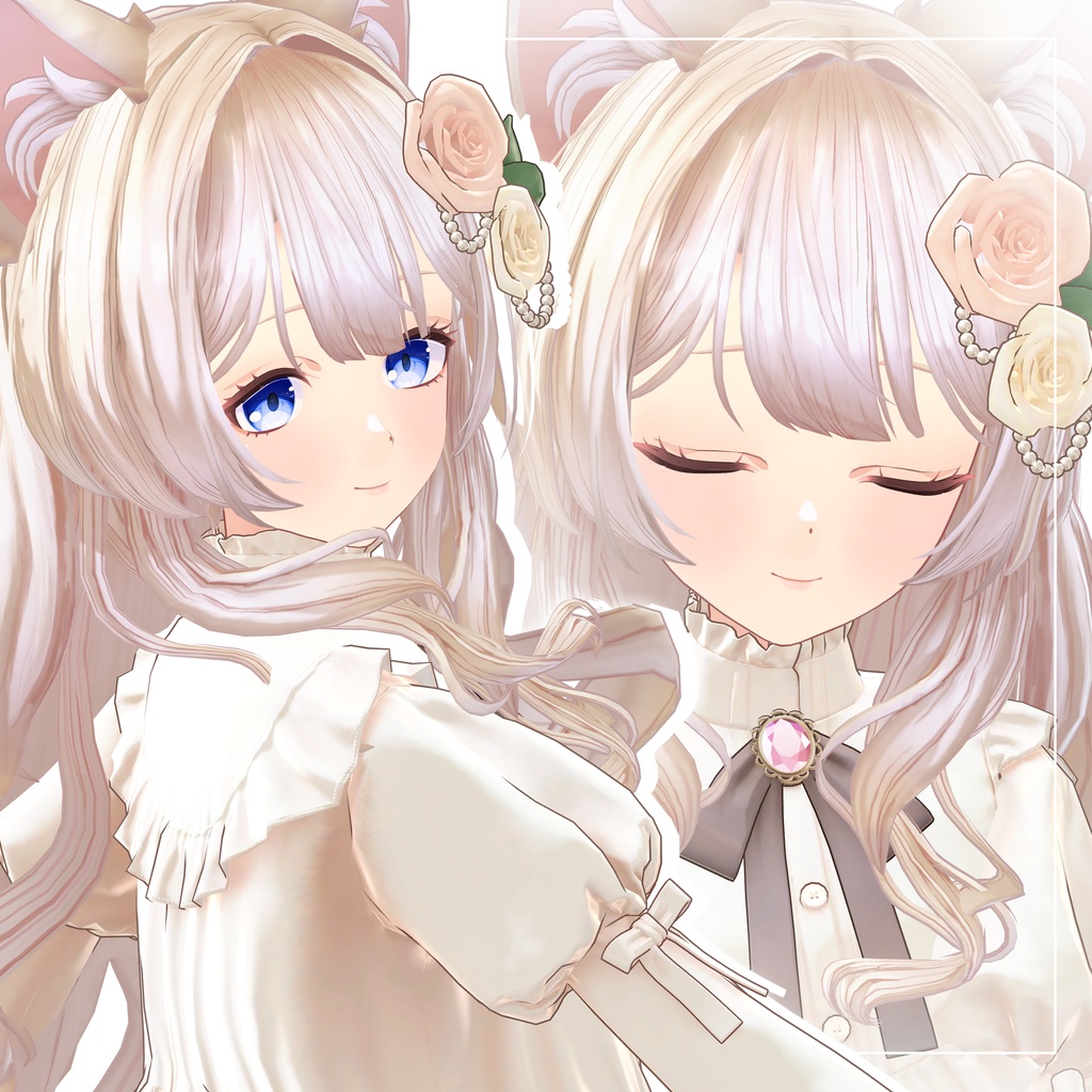 リリース記念セール🌻3/31まで🌻【ヒナミ・ルシル】ギャルゲ風♥テクスチャ/Hinami_Lucile GalgeStyle texture #ギャルゲ風肌テクスチャ