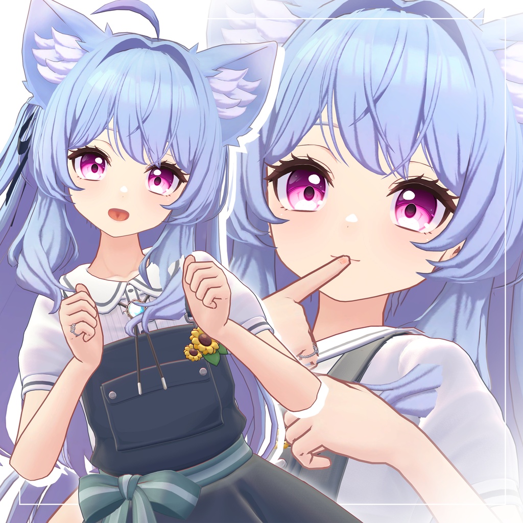 リリース記念セール🌻3/31まで🌻【ヒナミ・ルシル】ギャルゲ風♥テクスチャ/Hinami_Lucile GalgeStyle texture #ギャルゲ風肌テクスチャ