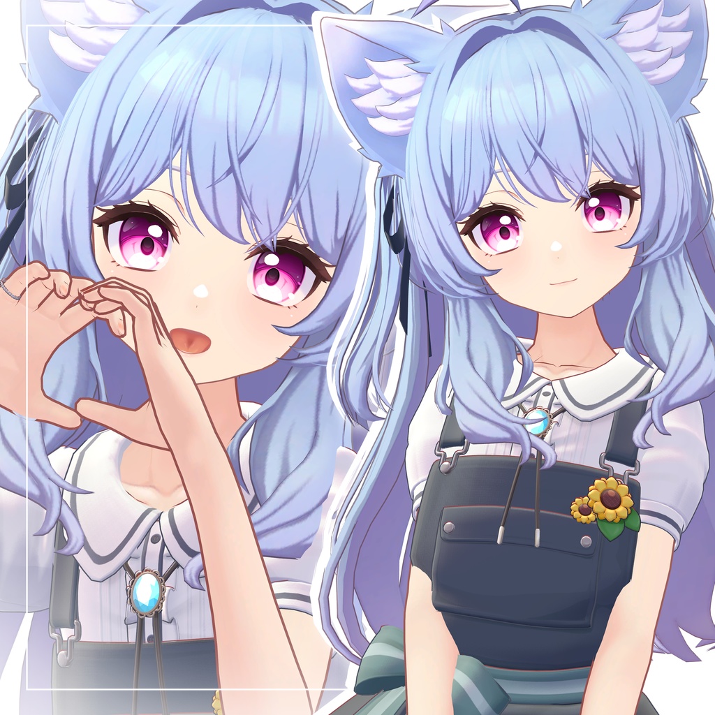 リリース記念セール🌻3/31まで🌻【ヒナミ・ルシル】ギャルゲ風♥テクスチャ/Hinami_Lucile GalgeStyle texture #ギャルゲ風肌テクスチャ