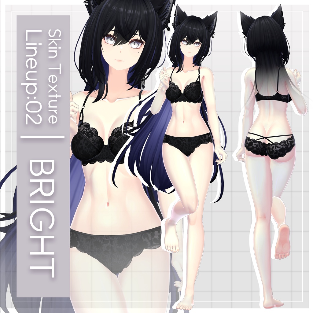 リリース記念セール5/10まで💎【ラシューシャ】ギャルゲ風♥テクスチャ/Lasyusha GalgeStyle texture #ギャルゲ風肌テクスチャ