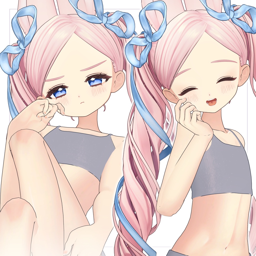リリース記念セール5/10まで💎【フィユエ】ギャルゲ風♥テクスチャ/Fyuett GalgeStyle texture #ギャルゲ風肌テクスチャ