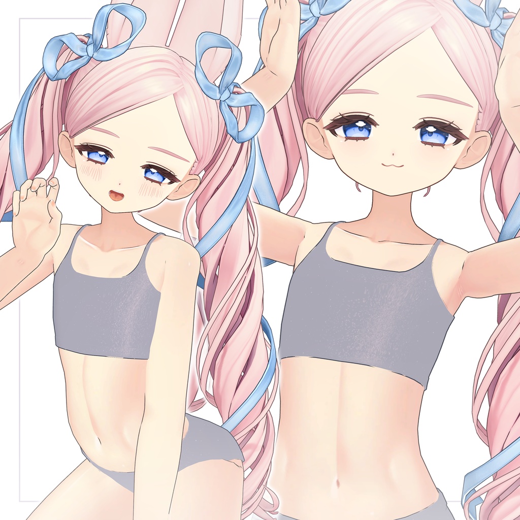 リリース記念セール5/10まで💎【フィユエ】ギャルゲ風♥テクスチャ/Fyuett GalgeStyle texture #ギャルゲ風肌テクスチャ