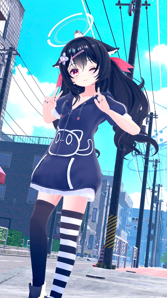 リリース記念セール5/17まで💎【ソラハ】ギャルゲ風♥テクスチャ/Soraha GalgeStyle texture #ギャルゲ風肌テクスチャ
