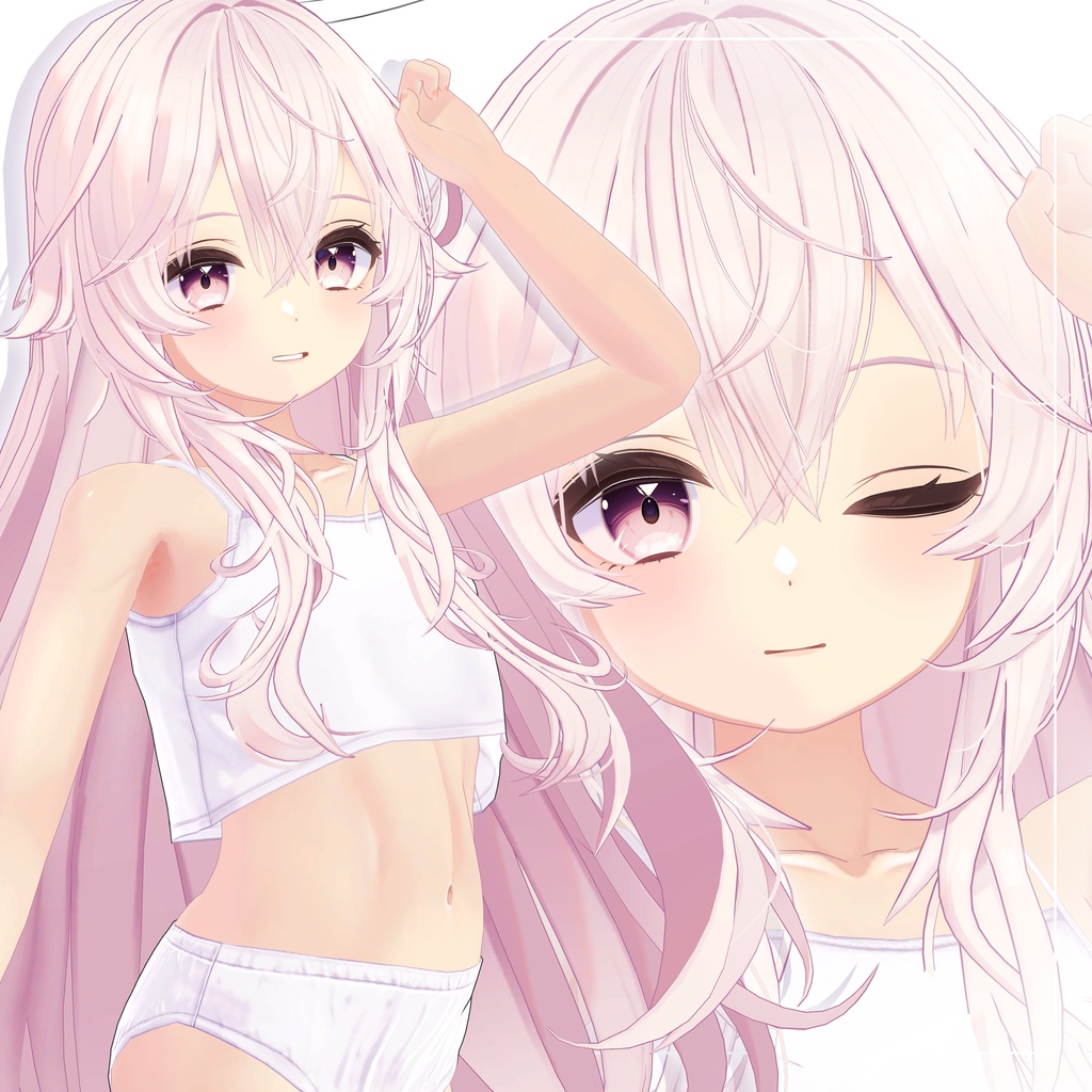 リリース記念セール5/17まで💎【ソラハ】ギャルゲ風♥テクスチャ/Soraha GalgeStyle texture #ギャルゲ風肌テクスチャ