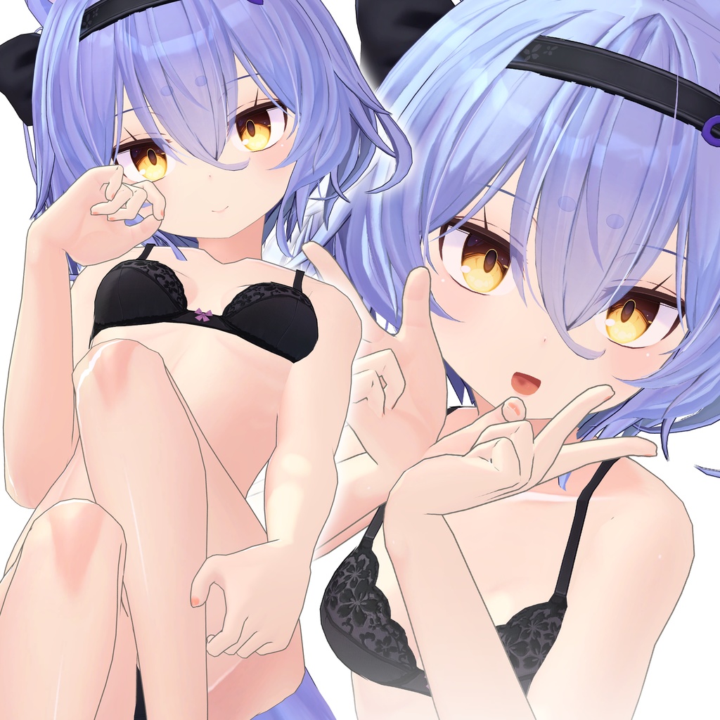 リリース記念セール5/24まで🦊【幽狐さん】ギャルゲ風♥テクスチャ/yuuko_san GalgeStyle texture #ギャルゲ風肌テクスチャ