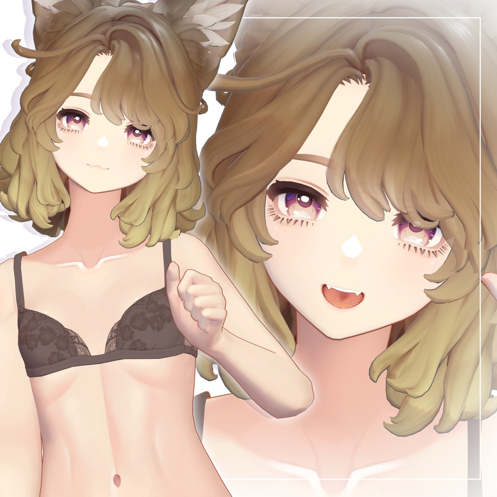リリース記念6/7までセール中🐈✨【マリシア】ギャルゲ風♥テクスチャ/Marycia GalgeStyle texture #ギャルゲ風肌テクスチャ