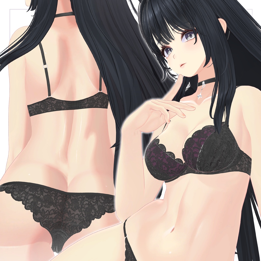 リリース記念セール5/31まで🐈⬛【海咲】ギャルゲ風♥テクスチャ/Misaki GalgeStyle texture #ギャルゲ風肌テクスチャ