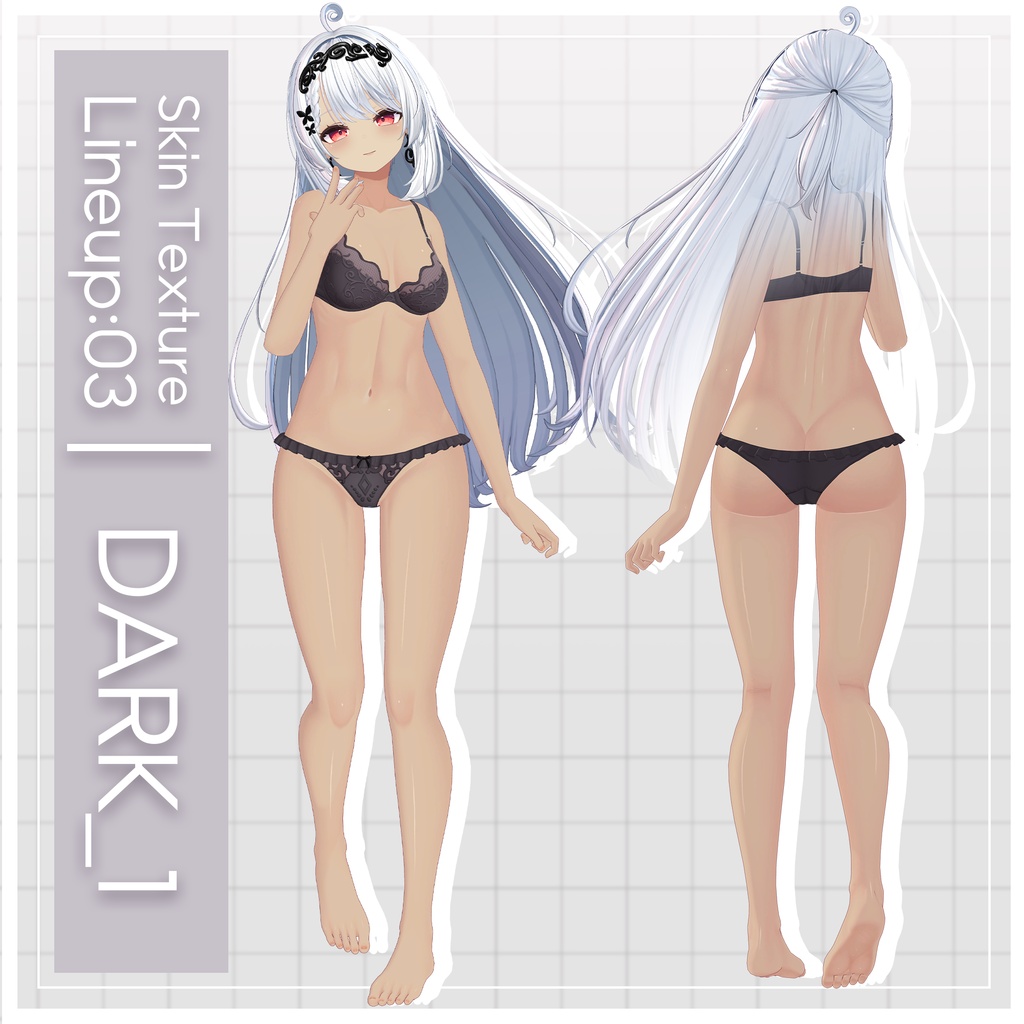 リリース記念セール6/21まで🦋【カザリス】ギャルゲ風♥テクスチャ/Cazalis GalgeStyle texture #ギャルゲ風肌テクスチャ