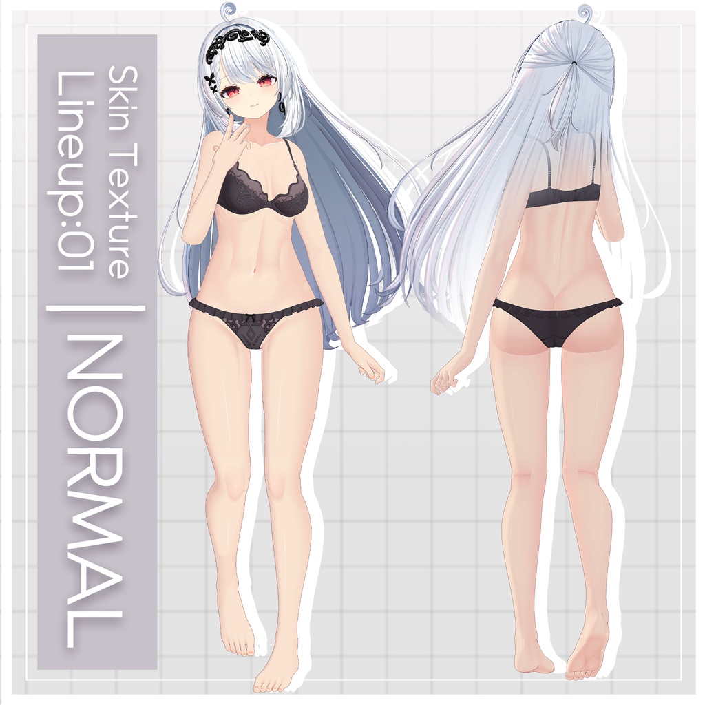 リリース記念セール6/21まで🦋【カザリス】ギャルゲ風♥テクスチャ/Cazalis GalgeStyle texture #ギャルゲ風肌テクスチャ