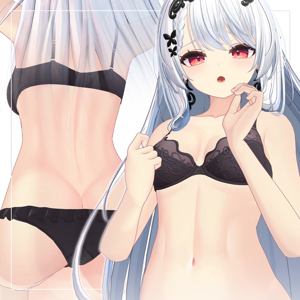 リリース記念セール6/21まで🦋【カザリス】ギャルゲ風♥テクスチャ/Cazalis GalgeStyle texture #ギャルゲ風肌テクスチャ