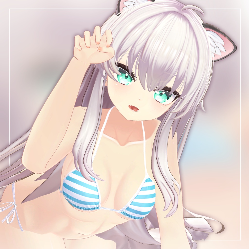 リリース記念セール7/18まで🍦🦈【バニラ・スピルバ】ギャルゲ風♥テクスチャ/Vanilla & Spielber GalgeStyle texture #ギャルゲ風肌テクスチャ