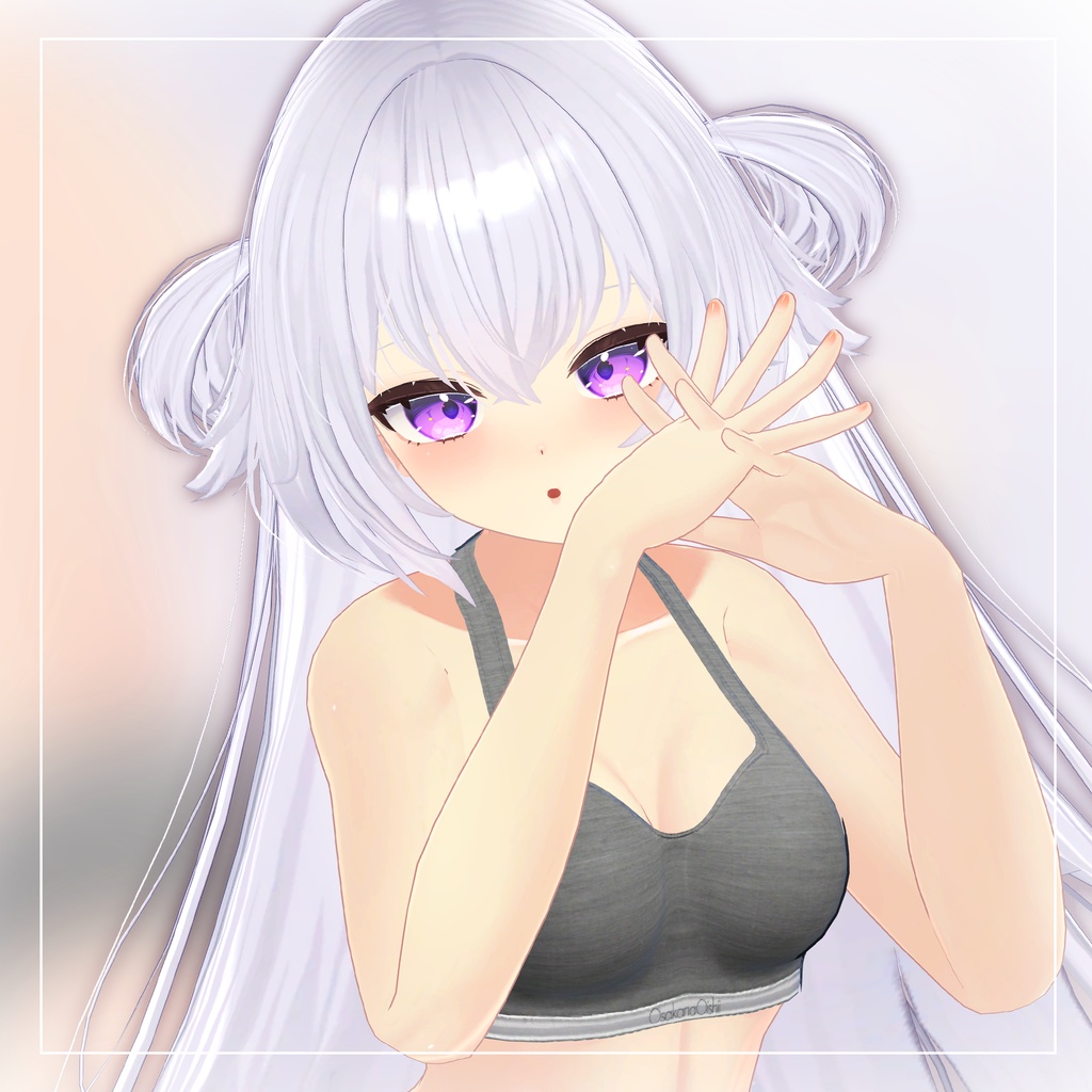 リリース記念セール7/18まで🍦🦈【バニラ・スピルバ】ギャルゲ風♥テクスチャ/Vanilla & Spielber GalgeStyle texture #ギャルゲ風肌テクスチャ