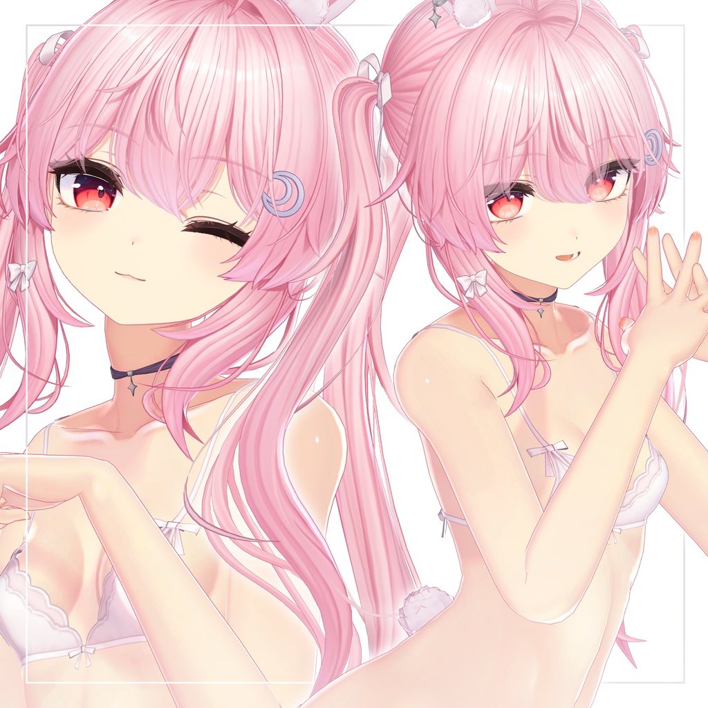 リリース記念セール8/10まで🐇🎀【セレナ -Selena-】ギャルゲ風♥テクスチャ/Selena GalgeStyle texture #ギャルゲ風肌テクスチャ