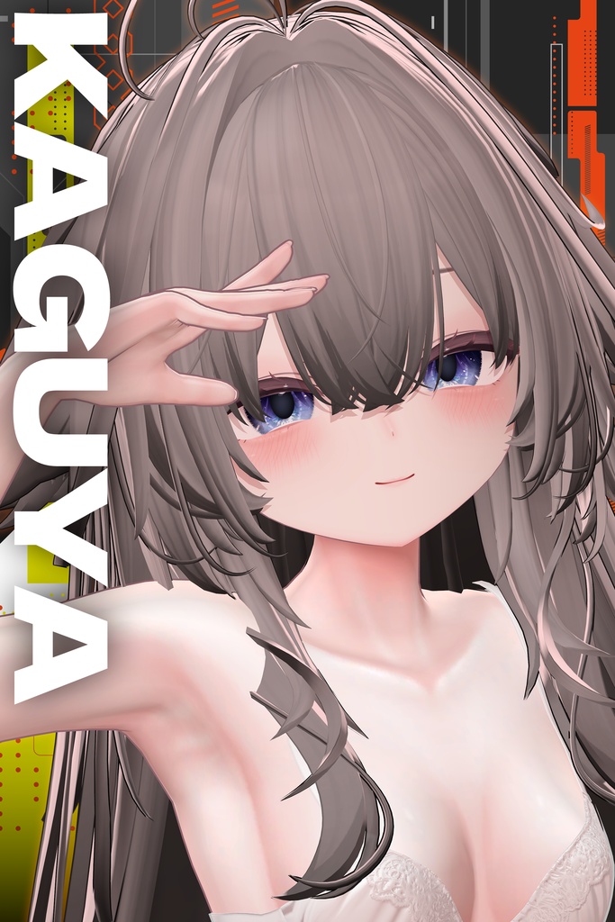 リリース記念セール8/10まで☽【輝夜】肌・眼テクスチャ素材/Kaguya Skin/Eye texture #例のテクスチャ