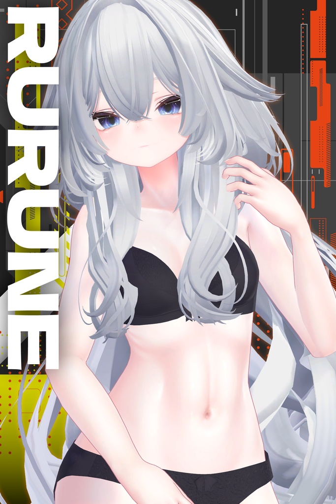 リリース記念セール8/10まで☽【輝夜】肌・眼テクスチャ素材/Kaguya Skin/Eye texture #例のテクスチャ